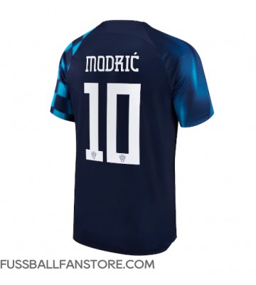 Kroatien Luka Modric #10 Replik Auswärtstrikot WM 2022 Kurzarm